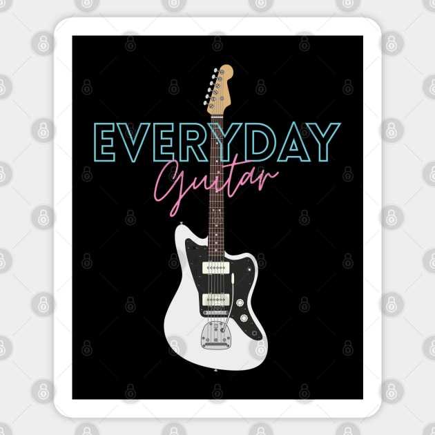 Everyday Guitar Offset Style Electric Guitar Sticker by nightsworthy